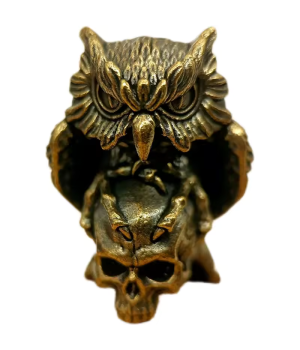 Намистина Сова з черепом