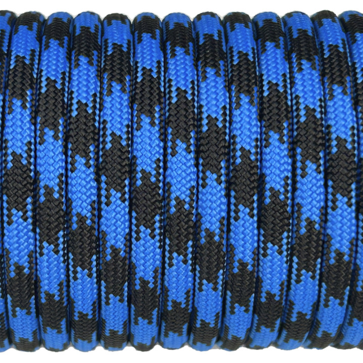 Paracord Type III 550, Camo Black&Blue #017