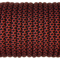 Paracord Type III 550, Grid Red&Black #021