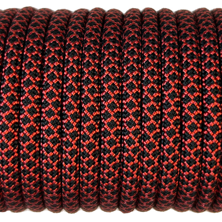 Paracord Type III 550, Grid Red&Black #021