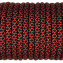 Paracord Type III 550, Grid Red&Black #021