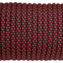 Paracord Type III 550, Grid Black&Red #130