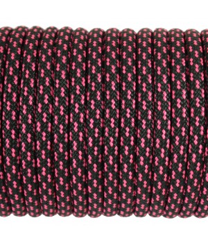 Paracord Type III 550, Viper Black&Pink #186