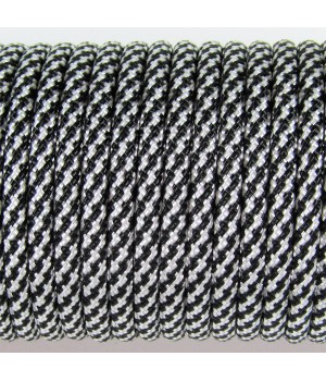 Paracord Type III 550, Spiral Black&White #087