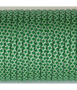 Paracord Type III 550, Grid White&PineGreen #133