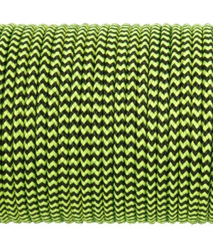 Paracord Type I 100, Mexico Black&LimeGreen #009m